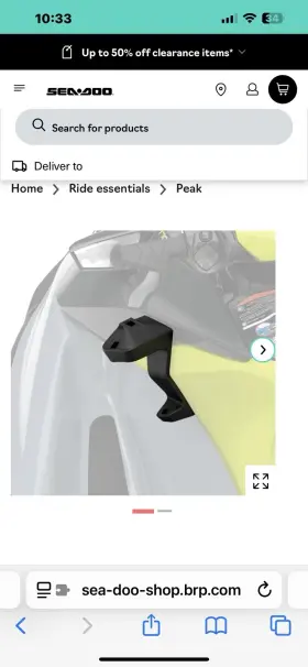 295101040 Sea-doo 295101039 Seadoo Gti Cup Holder Mounts Left And Right