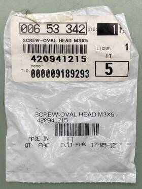 Sea-doo 420941215 Qty 9 Replaces Sea-doo Screw-oval Head New