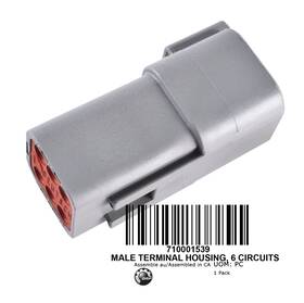 Sea-doo 710001539 Male Terminal Housing- 6 Circuits
