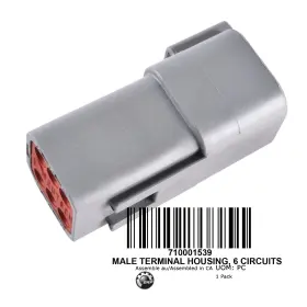 710001539 Sea-doo Male Terminal Housing- 6 Circuits