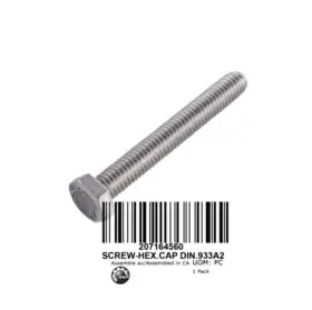 207164560 Seadoo Oem Screw-hex.cap D Inch 933a2