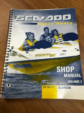 219100115 Seadoo 2000 Sea-doo Jet Boat Islandia Service Repair Shop Manual