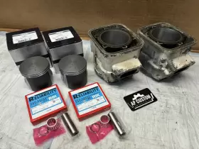6923230 Seadoo 717 720 White Top End Rebuild Kit Cylinder Piston Gasket Set #171
