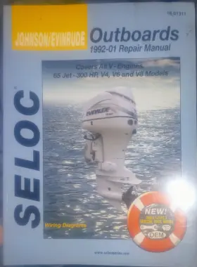 Jet-300 Seloc 9780893300630 Force Outboards 1992-01 Repair Manual V-engines 65 Hp V4 V6 And V8