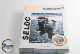 Seloc 9780893300661 Yamaha Outboards 4 Stroke 1995-04 Repair Manual 2.5hp 1-4 Cylinder And V6