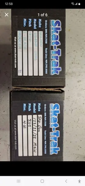 Skat-trak 158/83/28 Twin / Dual Impeller Sea Doo 185 And 215 Hp Models Gtx Rxt Rxp