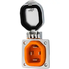 Bm50s Smartplug 50 Amp Boat And Rv Inlet - Stainless Steel