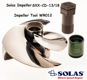 112-22-012-k8 Solas Sea Doo 300 Hp Impeller And Tool Sxx-cd-13/18 Rxpx Rxtx Gtx Ltd. 2016-2023