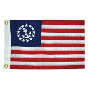 8124 Taylor Made 16 Inch X 24 Deluxe Sewn Us Yacht Ensign Flag