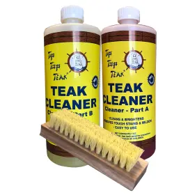 Tk860 Tip Top Teak Cleaner Kit Part A And B With Brush