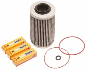 112-10-933-k Titan 757 Performance Sea Doo 300hp Maintenance Kit Oil Filter With O-ring And Spark Plugs Gtx Rxpx Rxtx