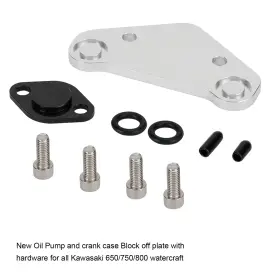 P004-a003 Topteng Crank Case Oil Plate Cover Cap Drain For Kawasaki 650sx Sx X2 Ts 750sx 800 T8