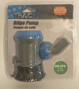 Trac T10003 Bilge Pump 600 Gph 3/4 Outlet Model