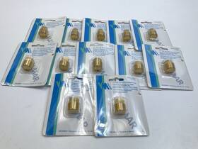 Valmar 32282-12 12 Pack - 32282 Brass Garboard 1/2 Inch Npt Drain Plug