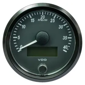 A2c3832990030 Vdo Singleviu 80mm 3-1/8 Inch Tachometer - 4 000 Rpm