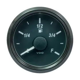 A2c3833130030 Vdo Singleviu 52mm 2-1/16 Inch Fuel Level Gauge-e/f Scale 240-33 Ohm