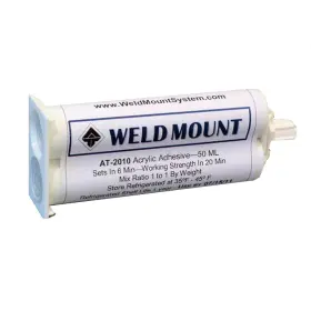 At-2010 Weld Mount 723022001885 Fast Set High Strength Acrylic Adhesive 50ml Cartridge Tube
