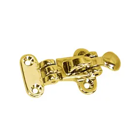 S-054bc Whitecap Anti-rattle Hold Down - Polished Brass
