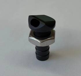 Wilson Jetski 0864892 Jet Ski 3/8 Fitting 45deg Bypass Pisser Seadoo Pwc 550 440 650 Black