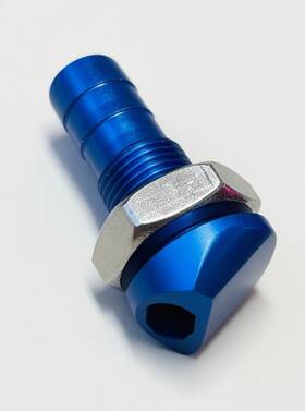 Wilson Jetski 94866 Jet Ski 3/8 Bypass Fitting 45deg Pisser Yamaha Waverunner Kawasaki 550 Blue