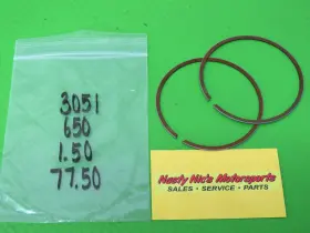 3051td Wiseco 77.50 1.50 Ring Set Cylinder Bore Mm Kawasaki 650sx X2 Ts Only