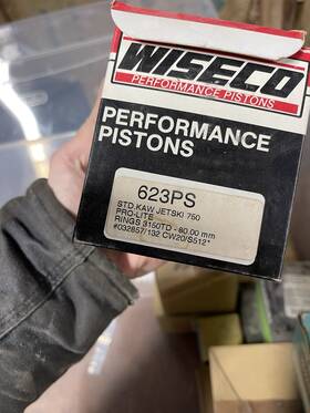 Wiseco 623ps Nos - Standard Piston Kit Kawasaki Jet Ski 750 Pro-lite