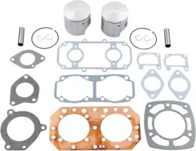 Wk1013 Wiseco Piston Pro-lite Kit 1.00mm Over 76.00mm #wk1013 For Kawasaki Js550/sx 550