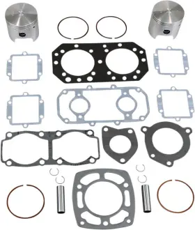Wk1046 Wiseco Piston Kit Pro-lite 0.50mm Over 75.50mm For Kawasaki 550 Sx 1992-1995