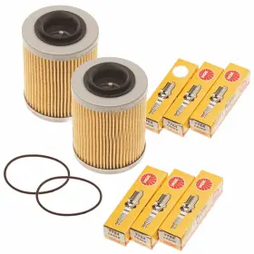 112-10-846-k Xps Sea Doo Spark 900 Oil Filter With O-ring And Ngk Plugs 420956123 Cr8eb 2 Pack
