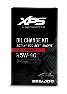 5w-40 Xps 805175703387 Sea-doo 4t Full Synthetic Oil Change Kit For Rotax 900 Ace Engine