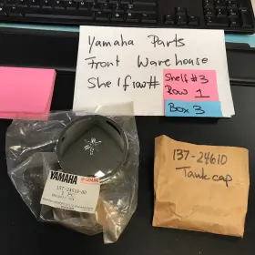 137-24610-00 Yamaha #137-24610-00 Oem Chrome Fuel Cap Ya6 R3 R5 Yds2 Yds3 Yds5 Ym1 Tr2 Tr3 Nib