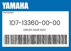 Yamaha 1d7-13360-00-00 Genuine Driven Gear Assy -