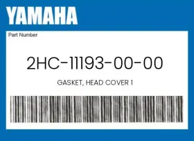 2hc-11193-00-00 Yamaha Genuine Gasket Head Cover 1 -