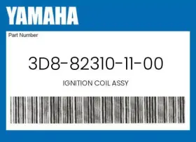 3d8-82310-11-00 Yamaha Genuine Ignition Coil Assy -