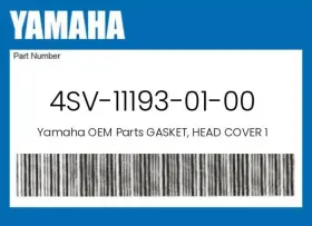 4sv-11193-01-00 Yamaha Genuine Gasket Head Cover 1 -