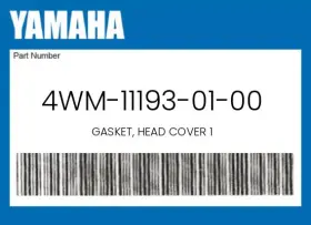 4wm-11193-01-00 Yamaha Genuine Gasket Head Cover 1 -