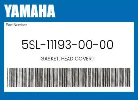5sl-11193-00-00 Yamaha Genuine Gasket Head Cover 1 -