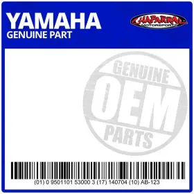5sl-2834c-d0-00 Yamaha Emblem 1 Oem Part Genuine Badge Decal Replacement