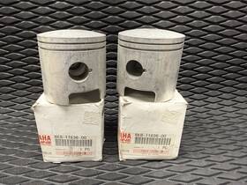 Yamaha 6k8-11636-00 Vintage Waverunner 500cc Pistons Nos Oversized 0.50 Wj500