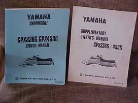 Yamaha 889-28197-10 1974 Gpx 338g 433g Owners Manual And Service