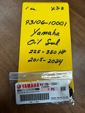 93106-10001-00 Yamaha Nos Oem Oil Seal 225-300hp 2015-2024 Lot Of 1