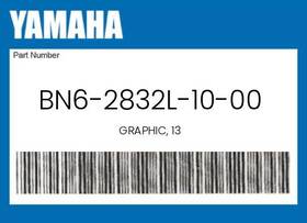 Yamaha Bn6-2832l-10-00 Genuine Graphic 13 -