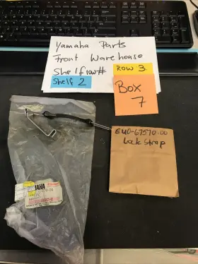 Eu0-67570-00 Yamaha Exhaust Water Lock Strap Wr500 Wr650 Waverunner Oem # Nib