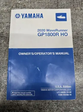 Lit-18626-12-58 Yamaha F2w-f8199-16 2020 Gp1800r Ho Oem Owners Operators Manual