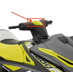 F2x-u142d-70-00 Yamaha Gp1800r Gp1800 Vx Bar Handle Pad Oem Yellow