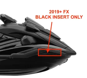 F3x-u2514-10-00 Yamaha Inner Gunwale Right Stbd Black Insert Fx-svho Ho 2019