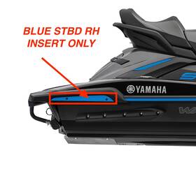 Yamaha F3x-u255c-70-00 2020 Fx Cruiser Ltd Rear Rh Corner Blue Bumper Insert