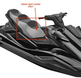 F3x-u371b-b0-00 Yamaha Oem Front Seat Cover 2021 Fx Cruiser Svho Black