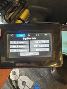 Yamaha F4p-01 2021 - 2023 Vx Deluxe Waverunner Oem Color Display Meter Gauge Cluster