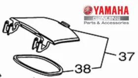 F4p-u4705-00-00 Yamaha Glove Box Hatch Assy 2021 Gp1800r Gp1800 Vx Limited